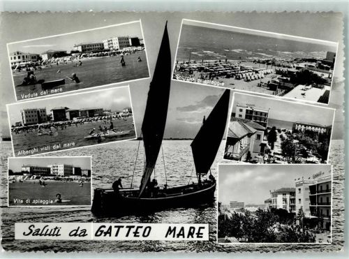 Gatteo a Mare Strand Segelboot