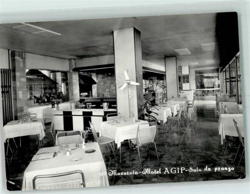 Macerata Motel AGIP-Sala da pranzo Foto-AK