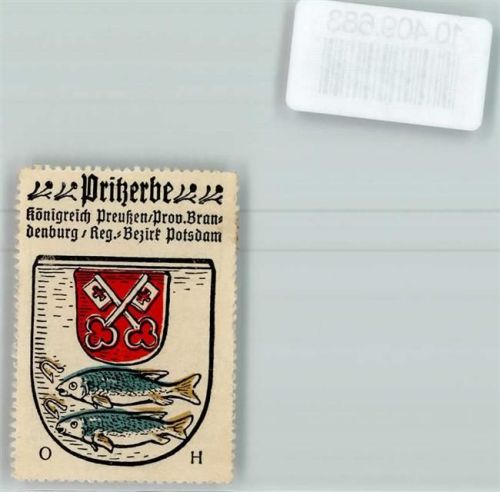Pritzerbe Vignette Wappen Kaffee Hag ca 1920-1940
