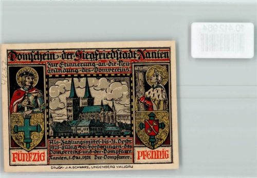 Xanten Notgeld Sachsenkampf