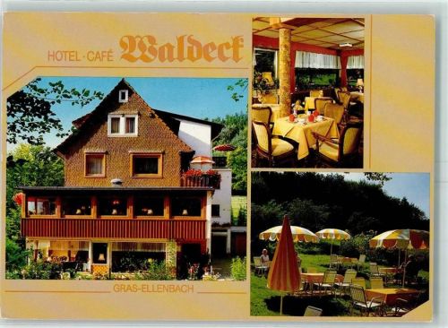 Grasellenbach Cafe Waldeck Inenansicht Garten