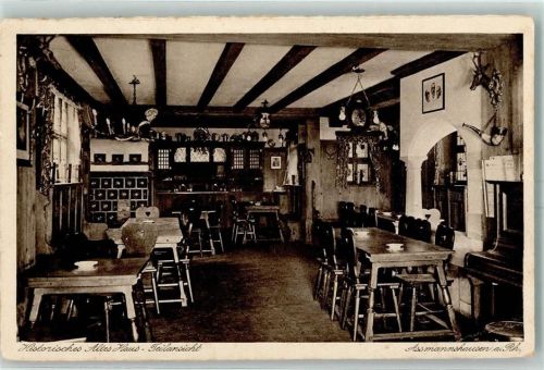 Assmannshausen Gasthaus Altes Haus Gastraum Theke