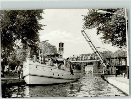 Woltersdorf Schleuse Dampfschiff
