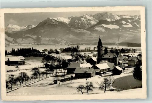 87544 W8976 Blaichach , Allgäu - Kirche Allgäuer Alpen Winter