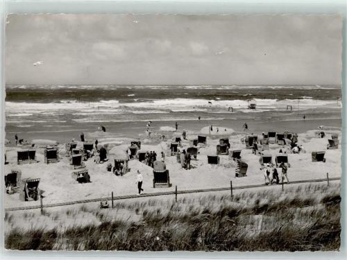 Langeoog Nordseestrand Strandkörbe