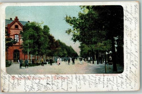 Zeithain 1906 Truppen Übungsplatz König Georg Straße