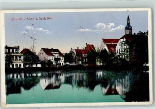Pulsnitz 1914 Schloßteich