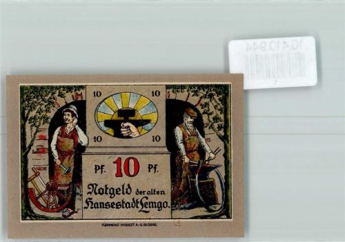 32657 W4920 Lemgo - Notgeld Schmied
