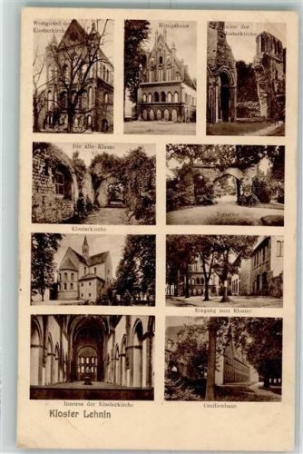 Kloster Lehnin Westgiebel Klosterkirche Königshaus Die alte Klause