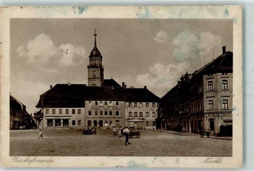 Bischofswerda Marktplatz Eisenwaren-Geschäft Robert Lehnert