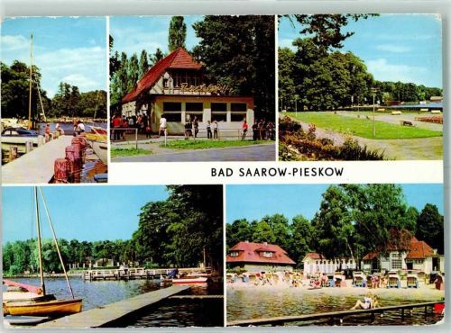 Bad Saarow Bootsanlegestelle Pechhütte Erich Weinert Platz Strandbad