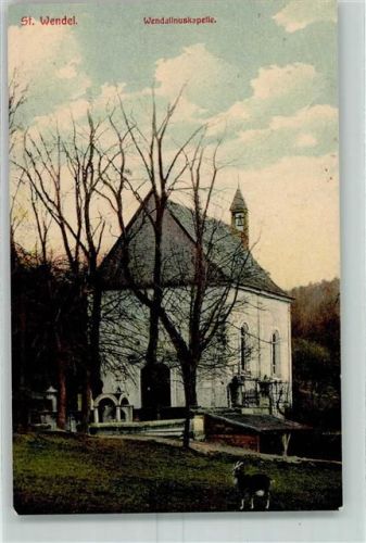 St. Wendel 1918 Wendalinuskapelle Ziege