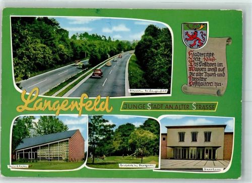 Langenfeld Autobahn Musikhalle Spielplatz im Stadtgarten Stadthalle