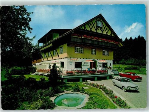 Maierhöfen Gasthaus Zur Grenze Springbrunnen Ford Taunus 17m