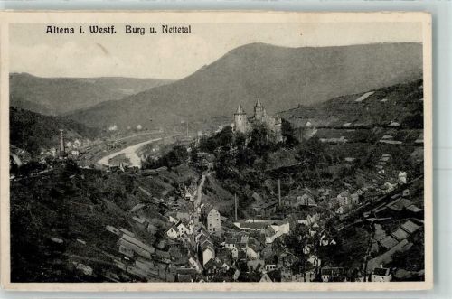 58762 W5990 Altena , Westf - Burg und Nettetal