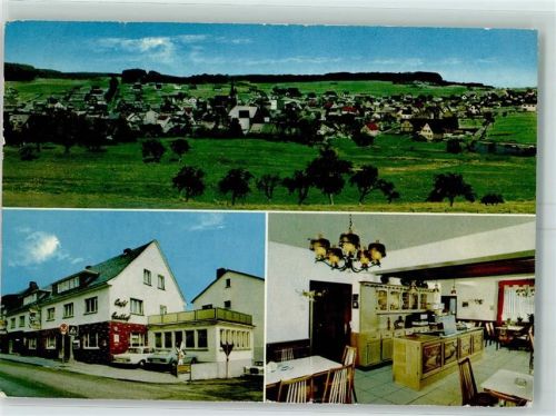 56477 W5439 Rennerod , Westerw - Gasthof Bäckerei Pension Cafe Werner Röttger