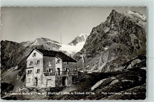 Bonn Matreier Hütte Säulkopf Eicham Hüttenstempel