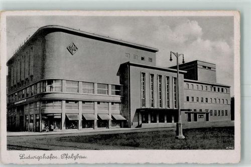 Ludwigshafen Kino UfA Pfalzbau Stempel WK II