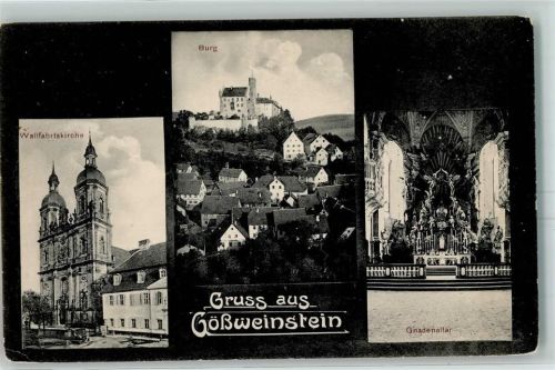 Gößweinstein Wallfahrtskirche Burg Gnadenaltar