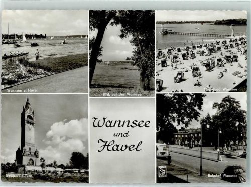 Wannsee Grunewald-Turm Strandbad Wannsee Bahnhof Wannsee