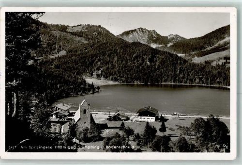 Spitzingsee Stümpfling Bodenschneid Spitzingsee Gasthaus St. Bernhard Gasthausstempel