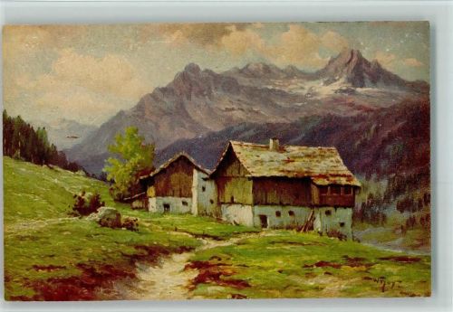 Nr. 1290 v. W. Hoy - Alpenhütte