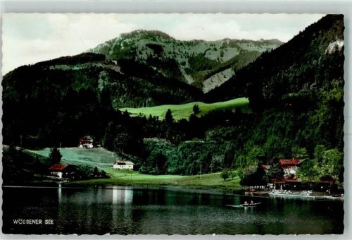 Unterwössen Wössener See Ruderboot