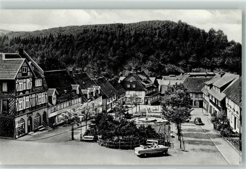 Lautenthal Marktplatz Springbrunnen