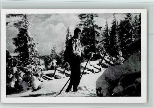 Deutsche Heimat - Serie Schwarzwald - Skiläufer - Verlag Georg Schmidt "/443 AK