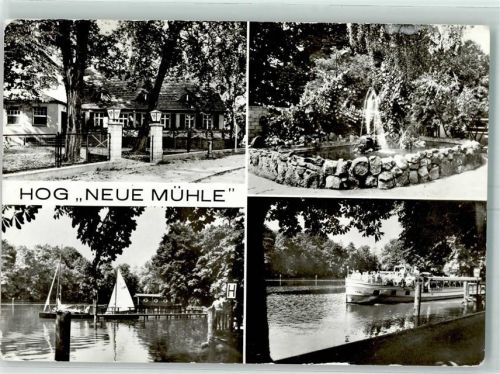 Neue Mühle HOG Brunnen Segelboot Fähre