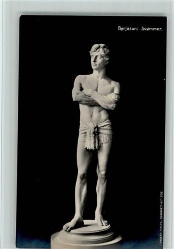 Börjeson : Sommer AK Gute Erhaltung Skulptur Foto AK