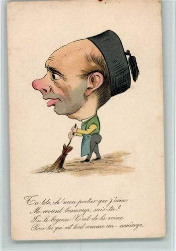 Riesengesicht ca 1898 AK