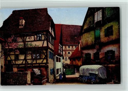 Dinkelsbühl Serie 149 Nr. 2772 . Vereinshaus , gute Erhaltung AK