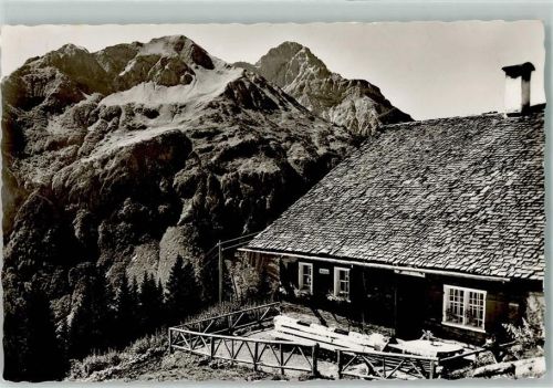 Stutzalpe Bes. Helmut Schuster Bärenkopf Widderstein Hüttenstempel