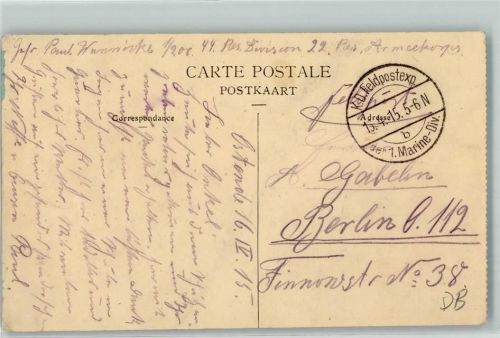 Ostende 1915 1. Marine-Div. Theatre Royal