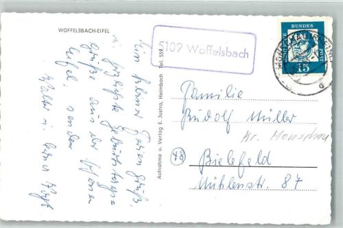 52152 W5107 Woffelsbach - Landpoststempel