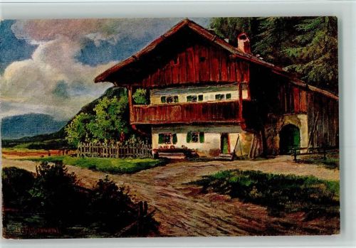 Verlag A.S.-M. & S. No 725 - Bauernhaus AK
