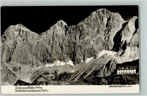 Ramsau Südwandhütte Dachsteinsüdwand Hüttenstempel