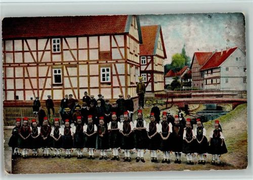 Verlag Bäcker Nr. 2318 AK Gruppenfoto mit Kindern