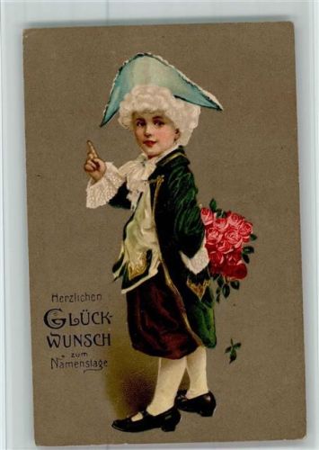 1915 Kleiner Prinz mit Rosen AK