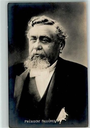 1907 Präsident Fallieres aus Belgien AK