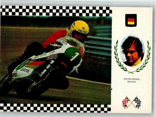 No. 15 Serie Gran Prix Yamaha 250cc Dieter Draun Deutschland Motorrad