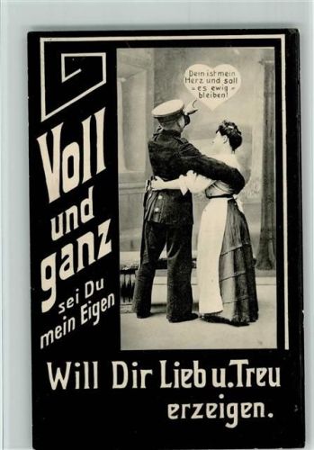 1910 Voll und ganz sei du mein eigen AK