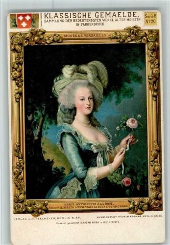 Klassische Gemälde Serie V Nr. 20 Kunstanstalt Wilhelm Boehme , gute Erhaltung AK