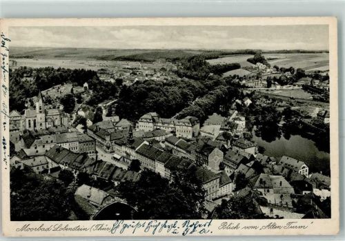 Lobenstein Blick vom Alten Turm Moorbad