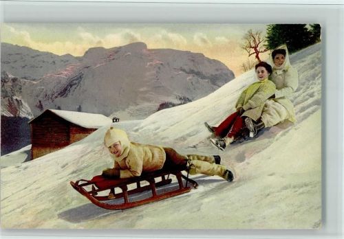 Serie 59 Nr. 2083 Rodeln, sehr gute Erhaltung
