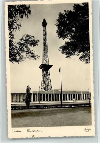 Charlottenburg 1943 Funkturm AK