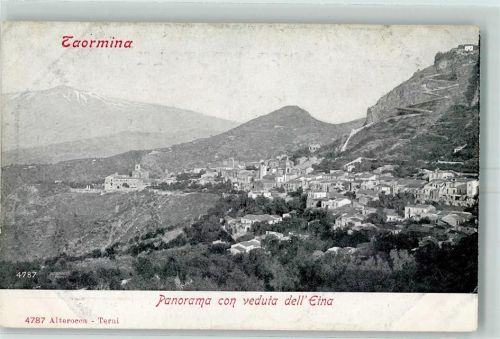 Taormina Blick auf den Ätna