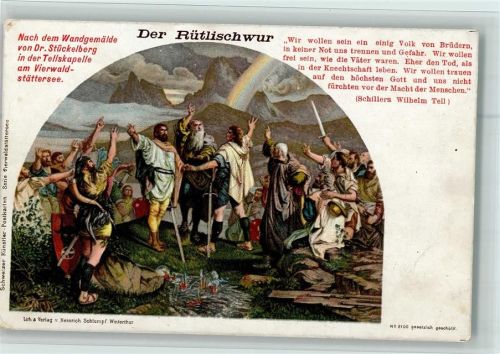 Wilhelm Tell - Rütlischwur AK