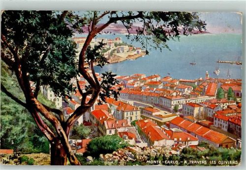 Monte Carlo 1906 - a Travers les Oliviers